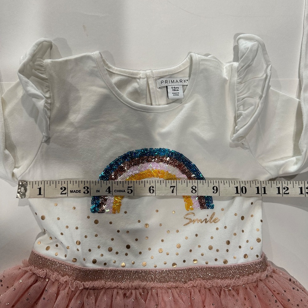 Primary‎ Rainbow Dress - Size 5/6 Years. - Picture 6 of 9